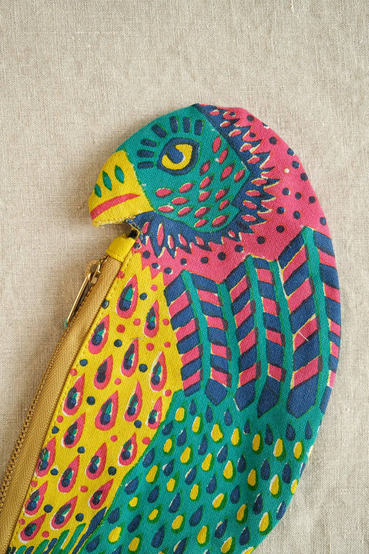 Parrot Fabric Case - by East End Press