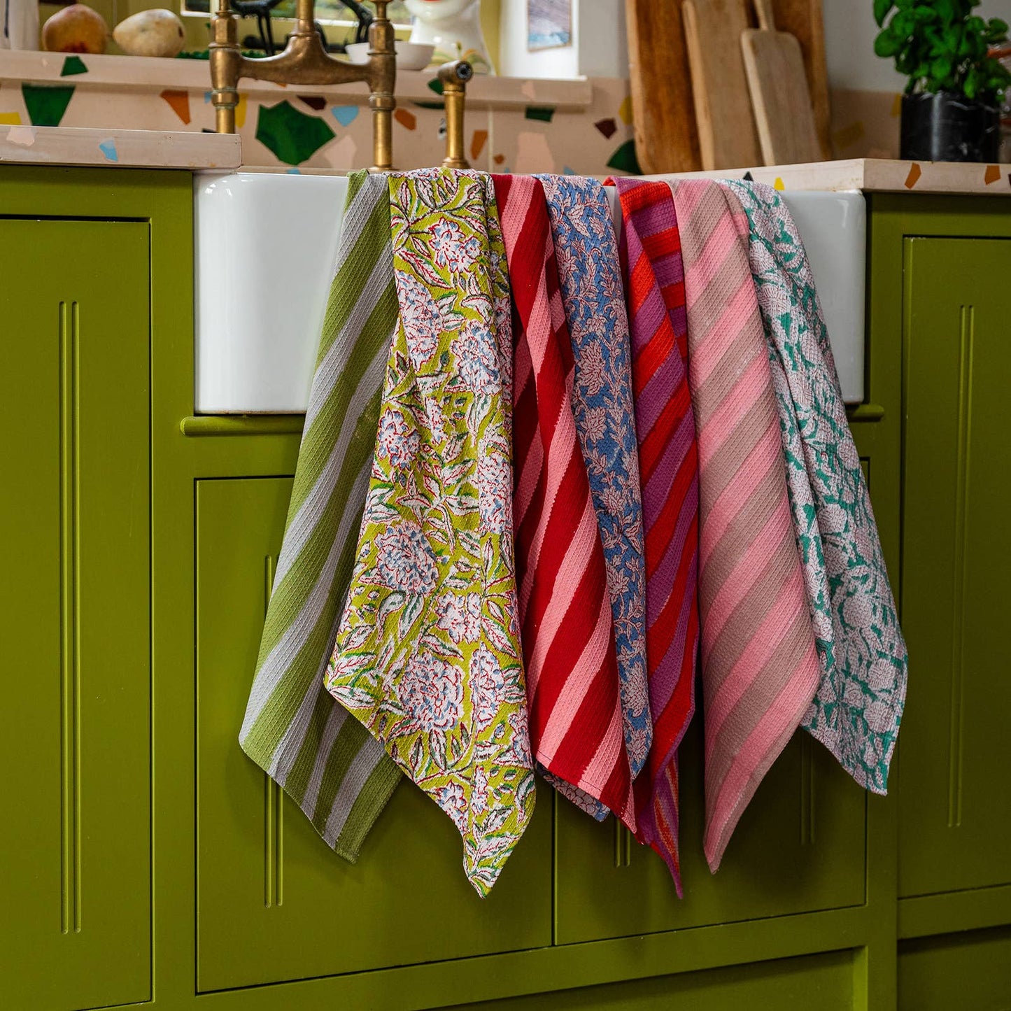 Constance & Denny - NEW EVERGREEN tea towel
