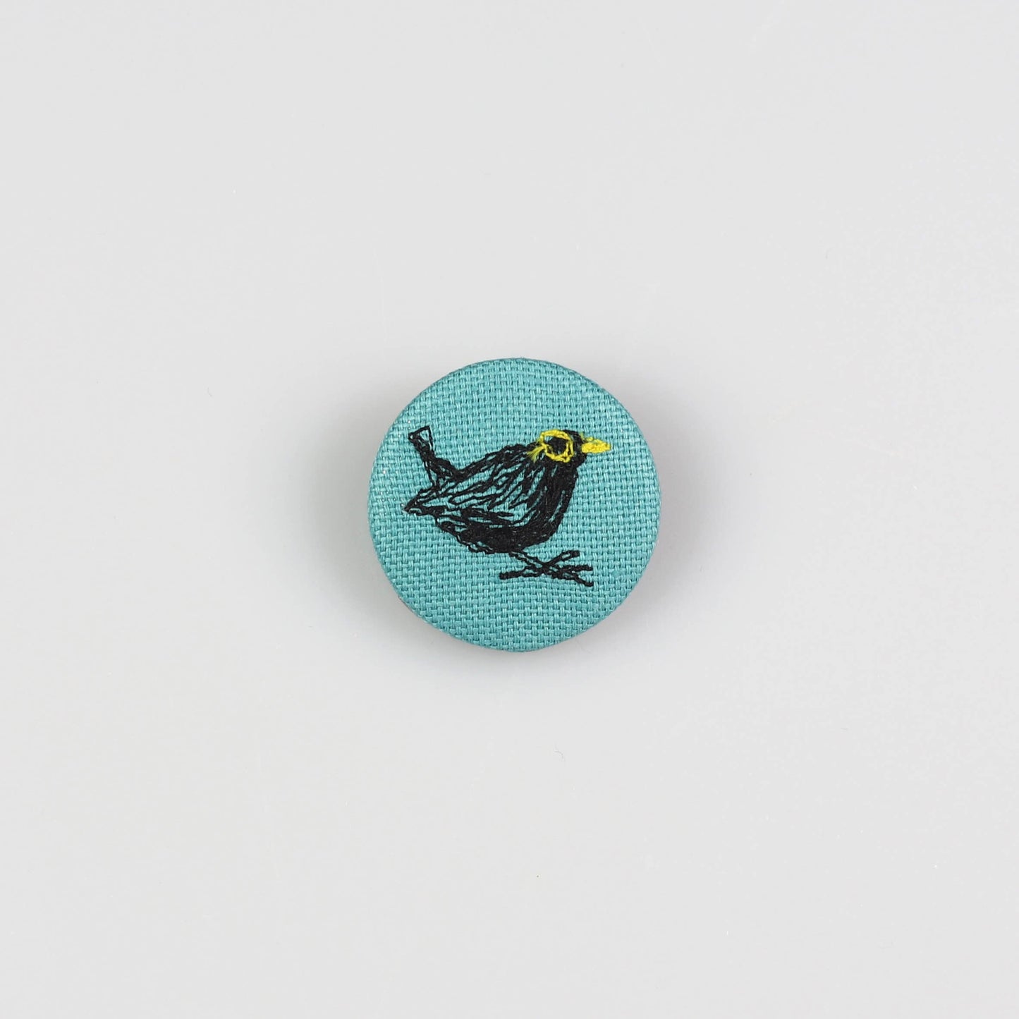 Blackbird - pretty brooch - by Poppy Treffry
