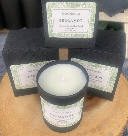 Bergamot Aromatherapy Candle: Large - by Smith & Greening