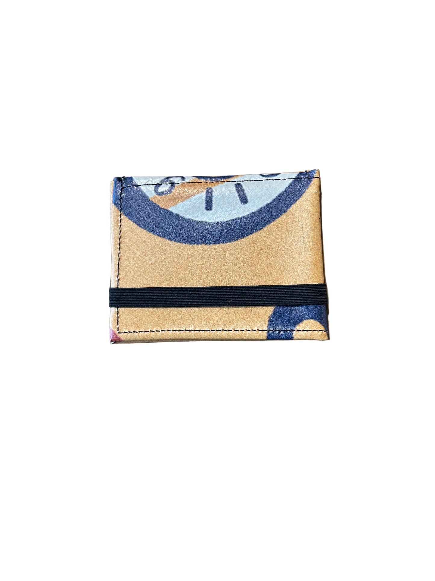 Lompakko Bann Upcycled Wallet Clock Print - by NUKAK