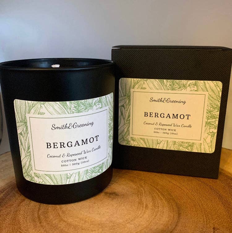 Bergamot Aromatherapy Candle: Large - by Smith & Greening