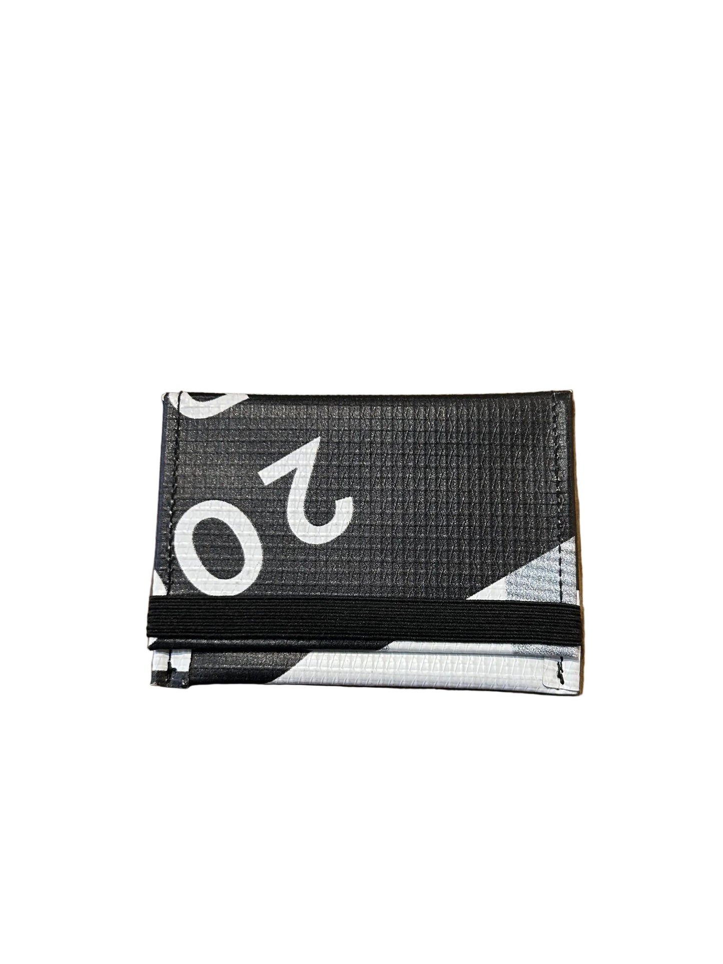 Micro Bann Upcycled Card Holder Black/White- by NUKAK