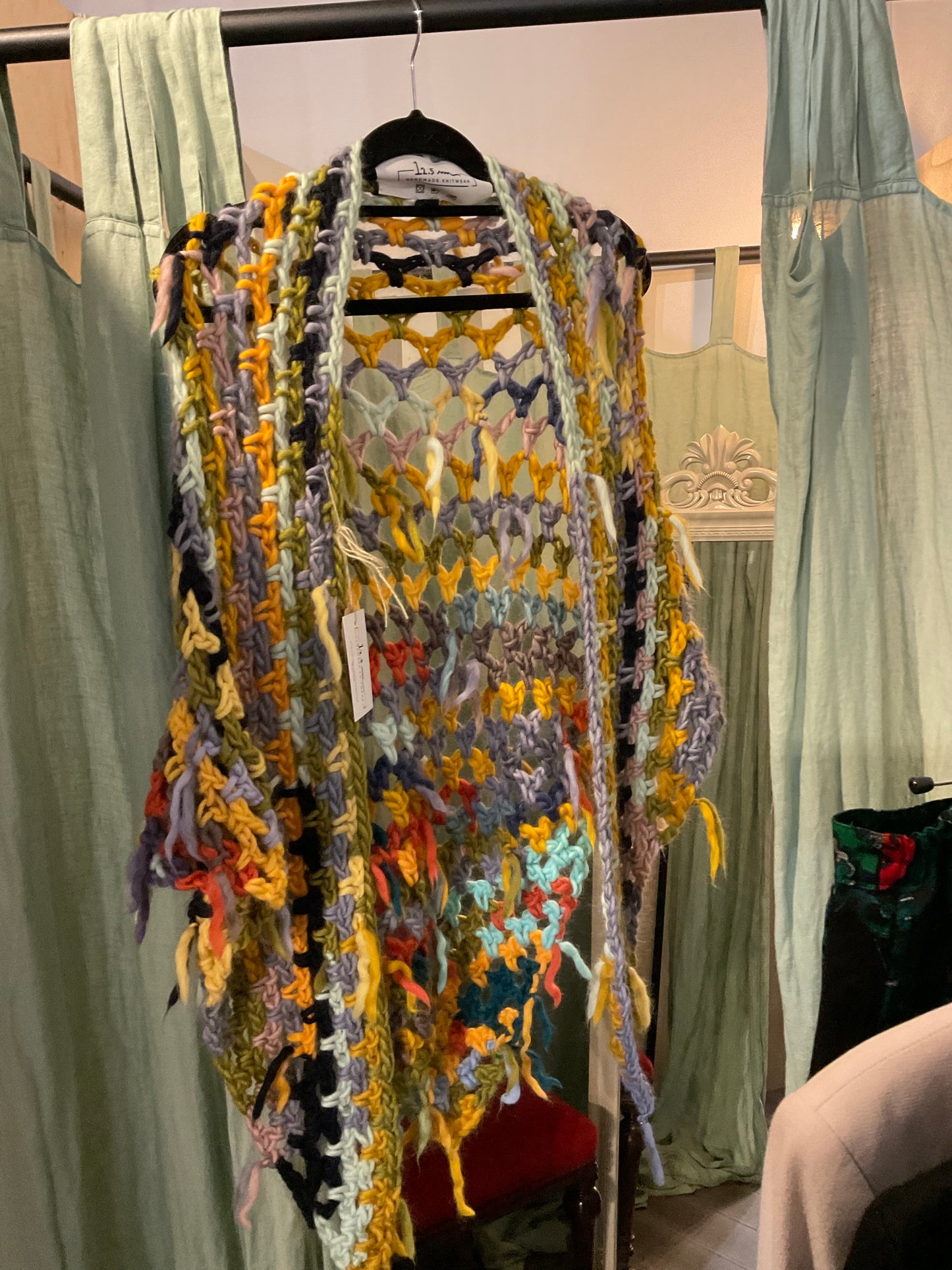 12.5mm Recycled Merino Wool Shawl - Multi