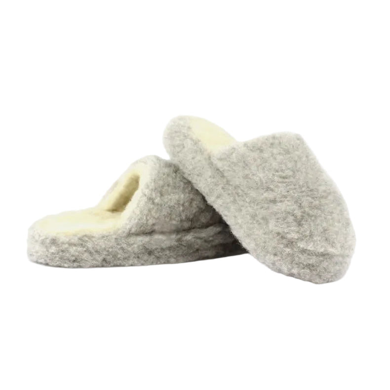 Wool Mule Slippers - by Yoko Wool