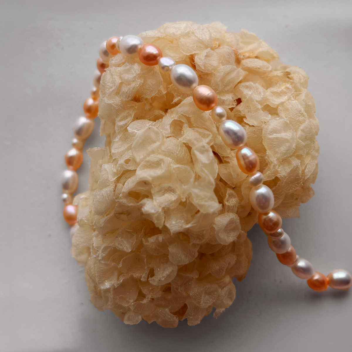 The Sea Strand (Blush Peach, 16-18") By Ostreidae