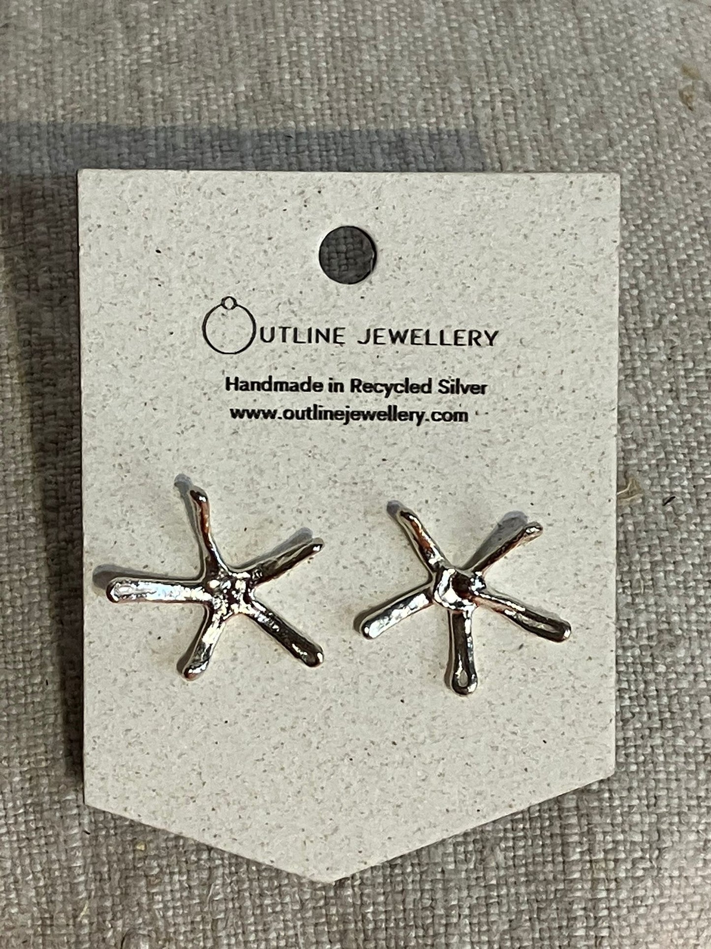 Anenome Star Earrings - By Outline Jewellery