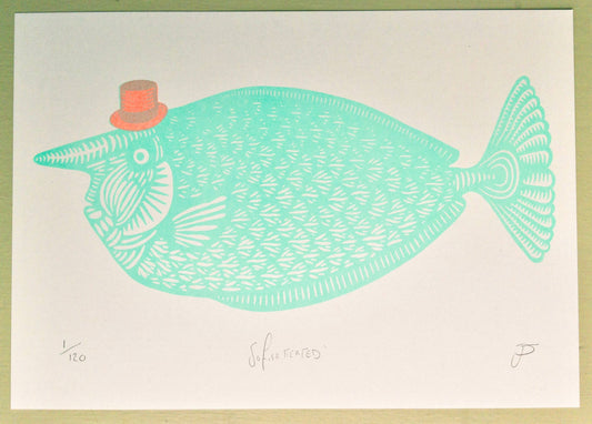 SoFishticated - A4 Size Print - by Strangford