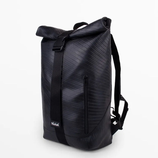 Arce Truck Backpack Upcycled Truck Inner Tube Tyres - Black
