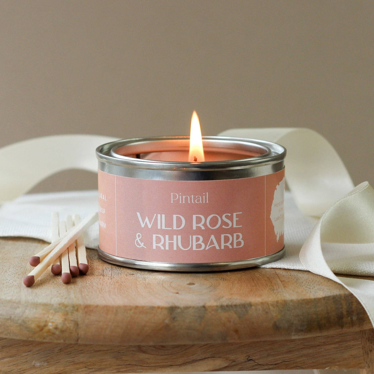 Pintail Candles | Avalon Home - Wild Rose & Rhubarb Paint Pot