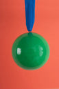 Daisy Snow - Green and Blue Colourblock Bauble
