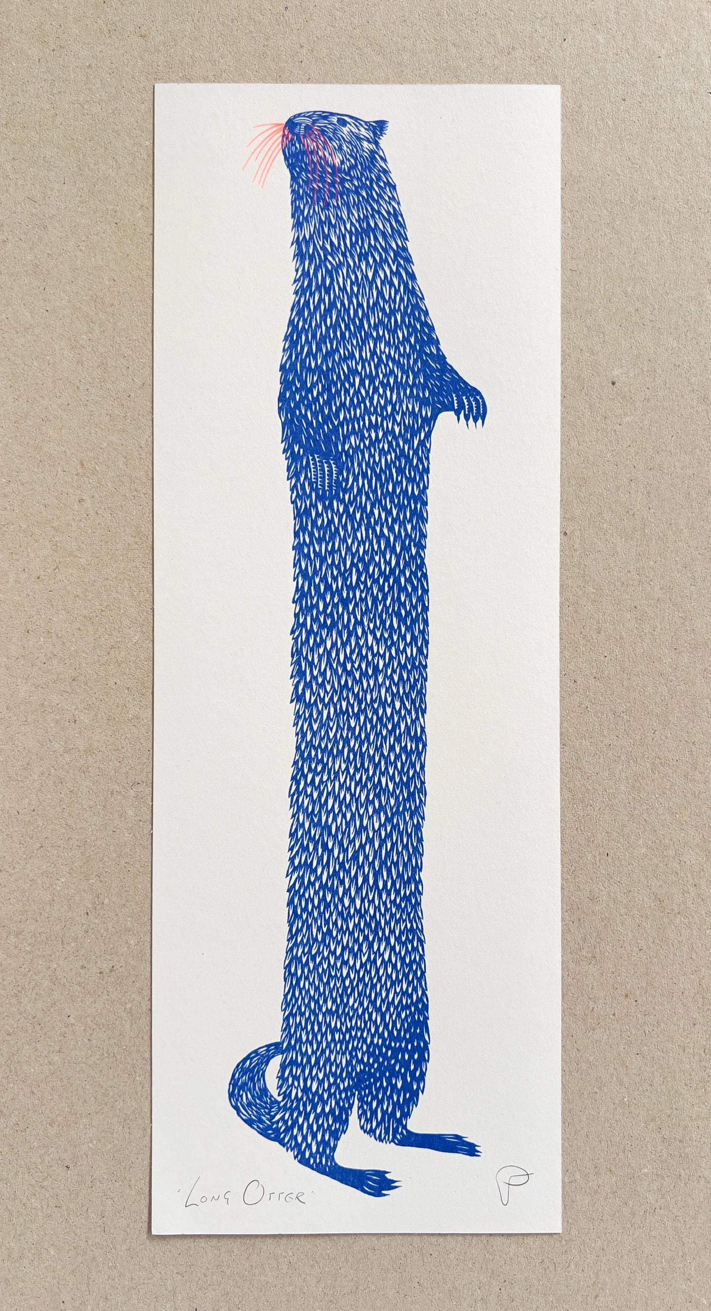 Long Otter - Print - by Strangford