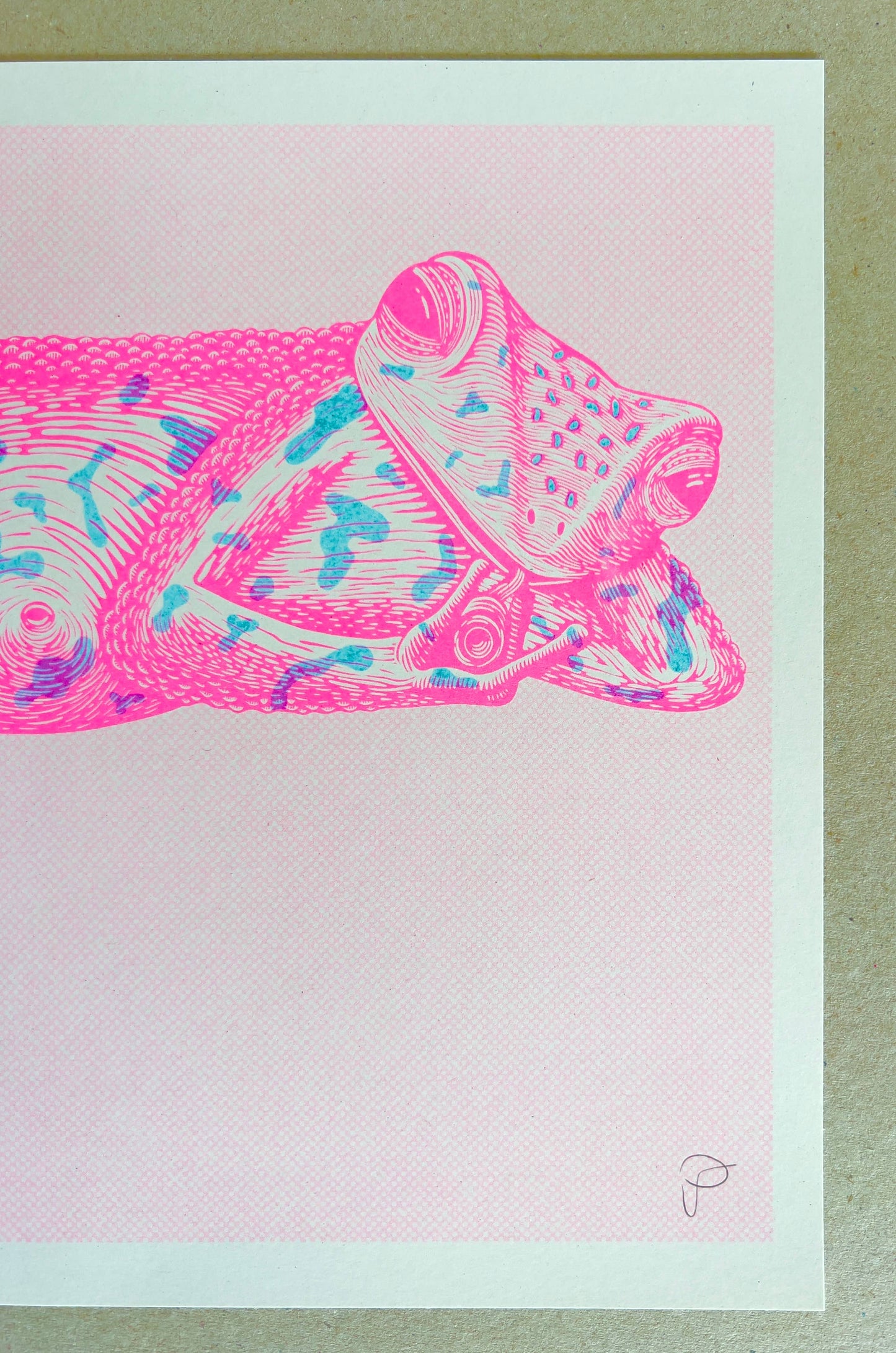 Ribbit For Her Pleasure - A3 Size Print - by Strangford