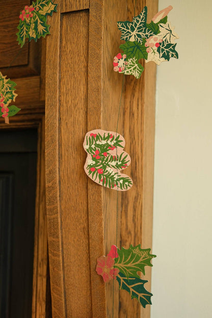 East End Press - UK/EU: Holly and Ivy Sewn Garland