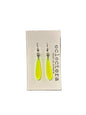 Ada Earrings by eclectera - Large recycled acrylic and pearl earrings