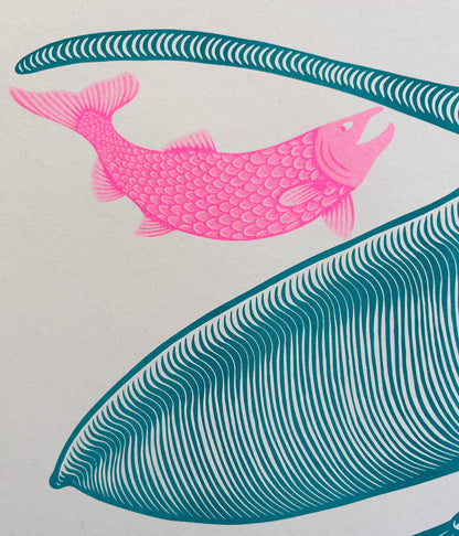 Le Beak, C'est Chic - A3 Size Print - by Strangford