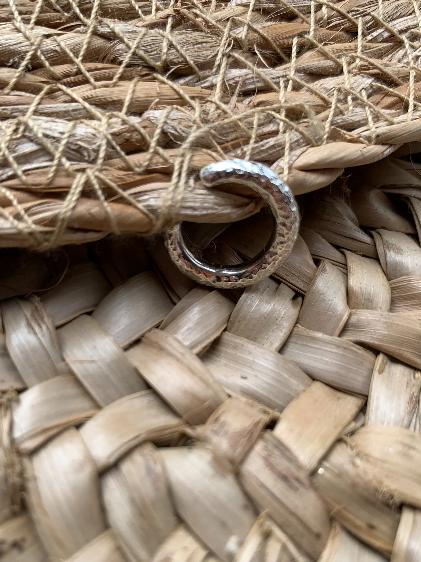 Textured Chunky Earcuff - Silver by Outline Jewellery