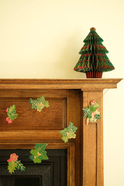 East End Press - UK/EU: Holly and Ivy Sewn Garland