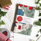 Christmas Time Tea Towel - by Poppy Treffry