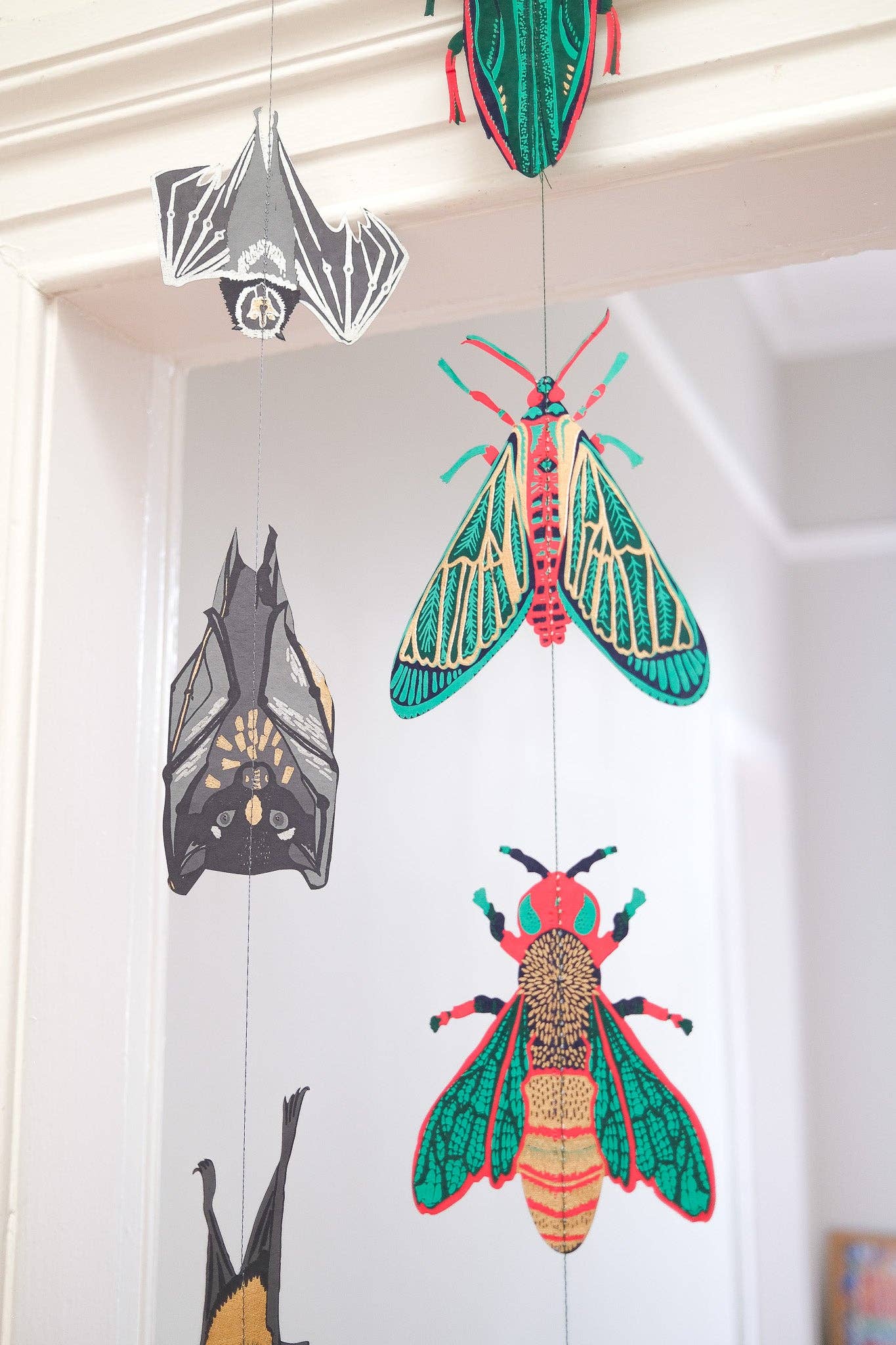 Insects Vertical Wall Hanging - by East End Press