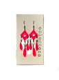 Ada Earrings by eclectera - Tri-pearl & recycled acrylic