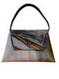 Kelly Upcycled Hand Bag Grey- by NUKAK