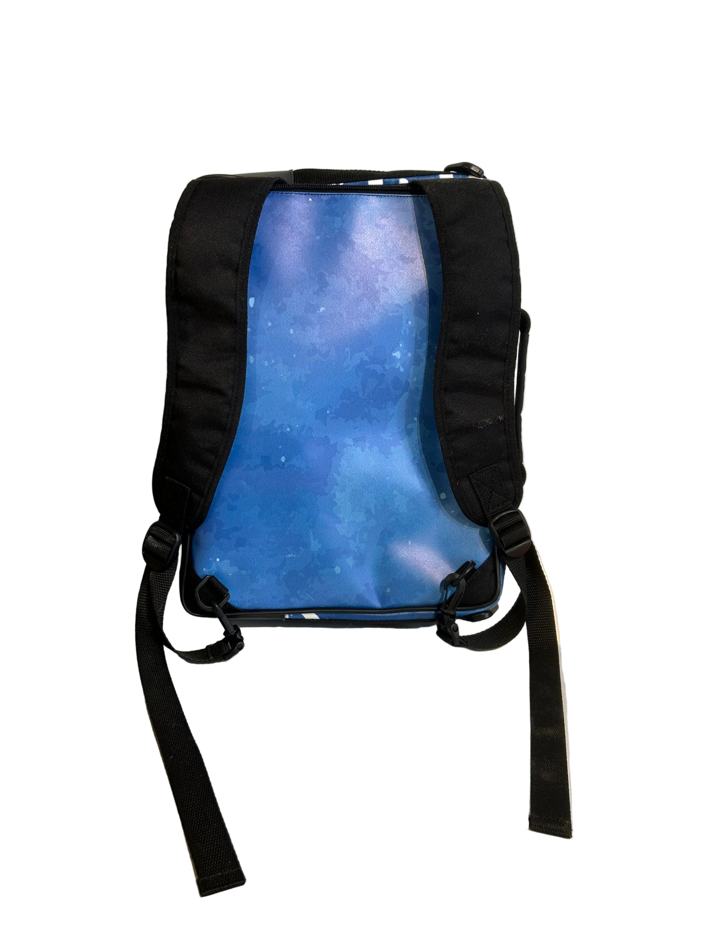Workstation Bike Upcycled 2-way Backpack Blue -by NUKAK
