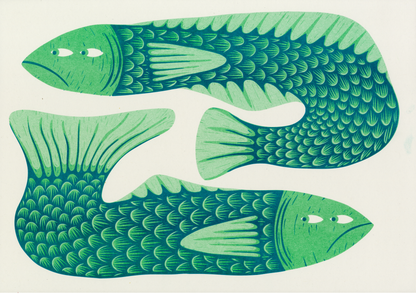 Gill Behaviour- A3 Riso print- by Strangford
