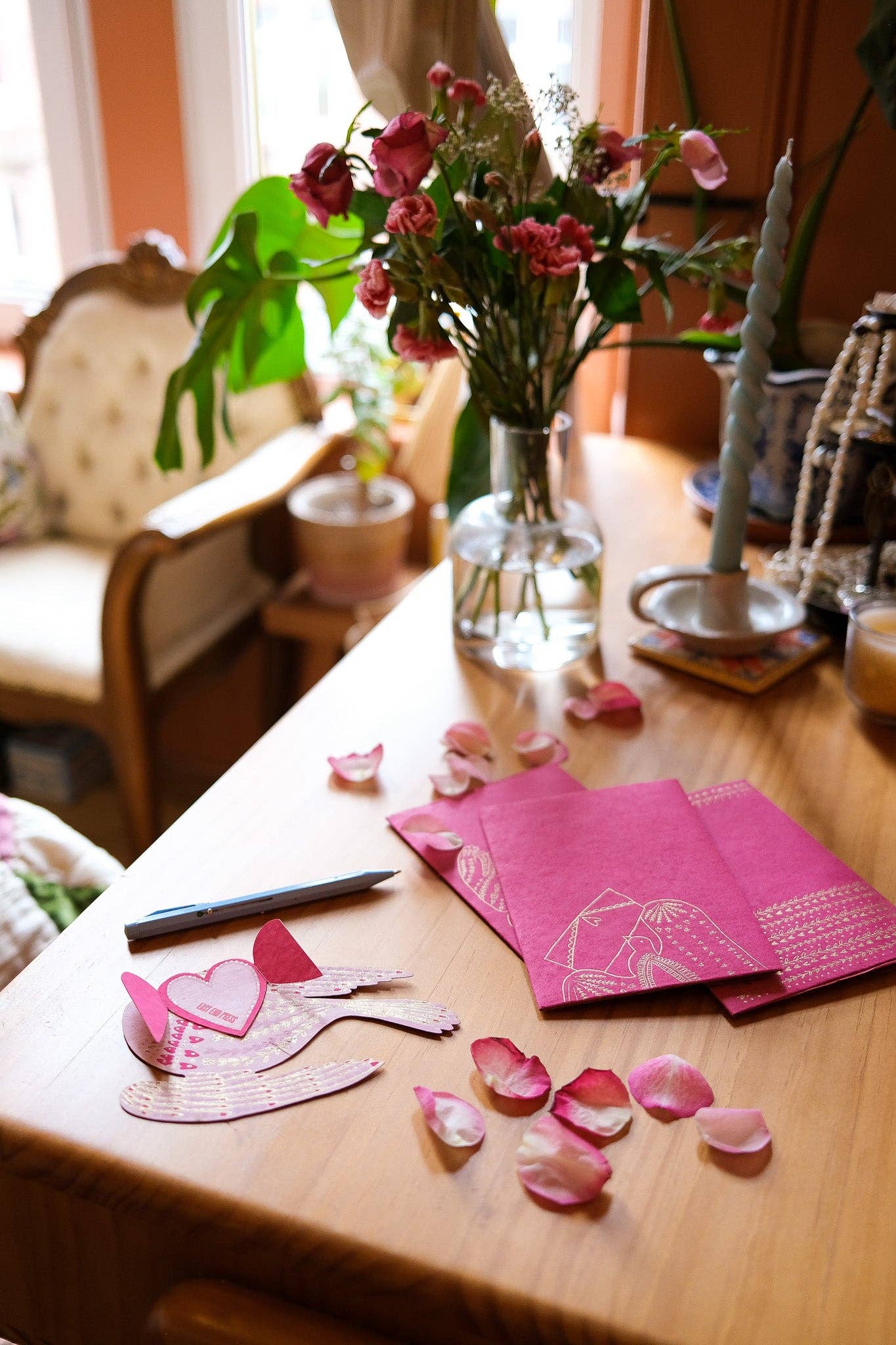 Love Letter Bird Greeting Card - by East End Press