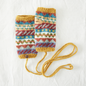 AURA QUE Eco Wristwarmer Fingerless Gloves Waste Wool