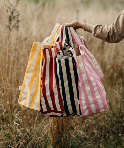 Organic Cotton Tote - Stripes - by OMOM