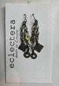 Afghan Earrings by eclectera -Layered chains