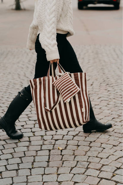 Organic Cotton Tote - Stripes - by OMOM