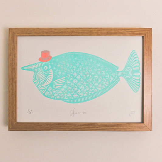 SoFishticated -  A4 Size Print - by Strangford