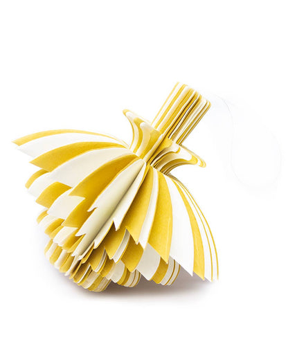 AARVEN - Indian Recycled Paper Fold-Away Bauble Decoration