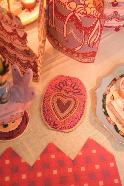 Heart of Feathers Greeting Card - by East End Press