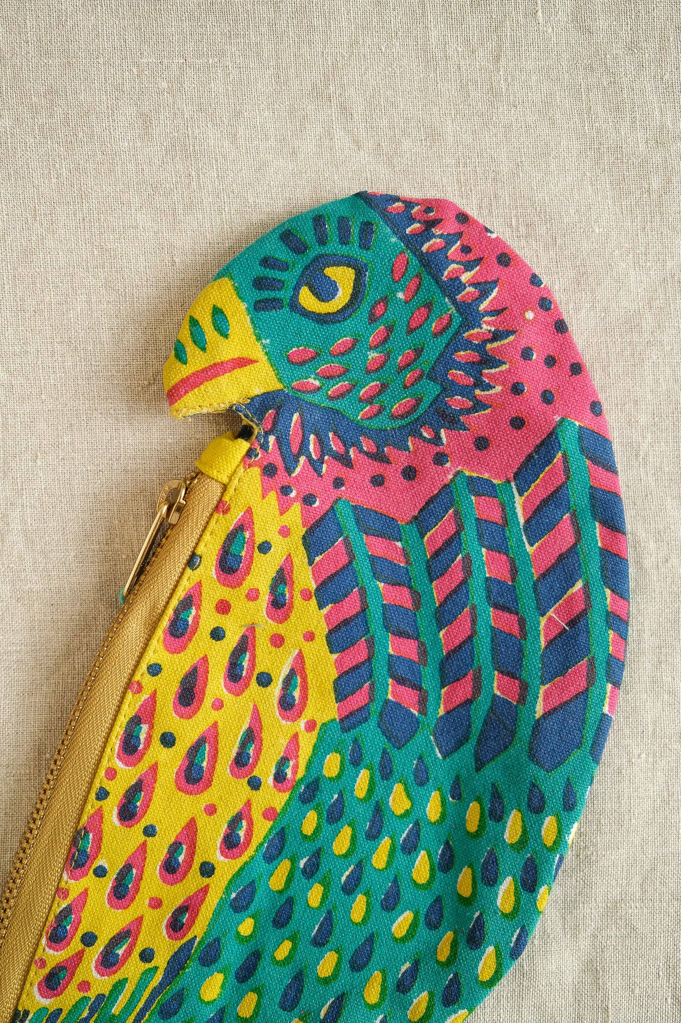 Parrot Fabric Case - by East End Press