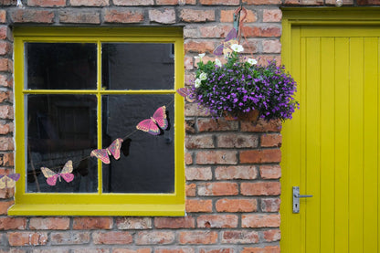 Colourful Butterflies Sewn Garland - by East End Press