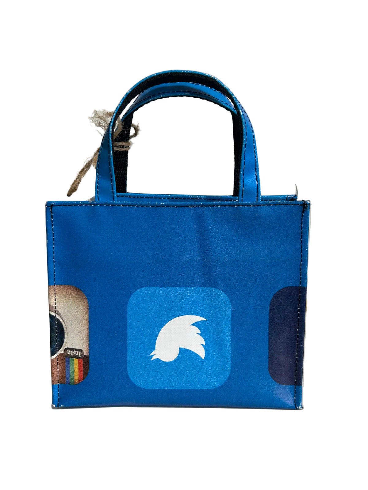 Mignon Upcycled Hand Bag Blue - by NUKAK