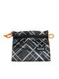 Bali Upcycled Wallet Black Check- by NUKAK