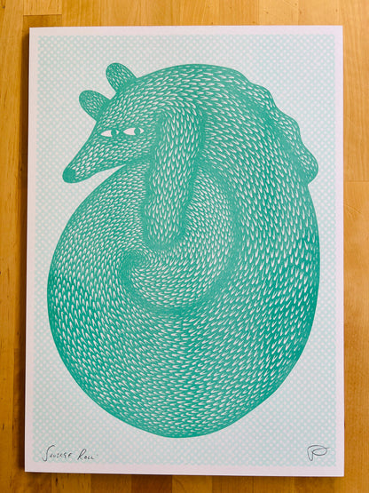 Sausage Roll - Print - by Strangford