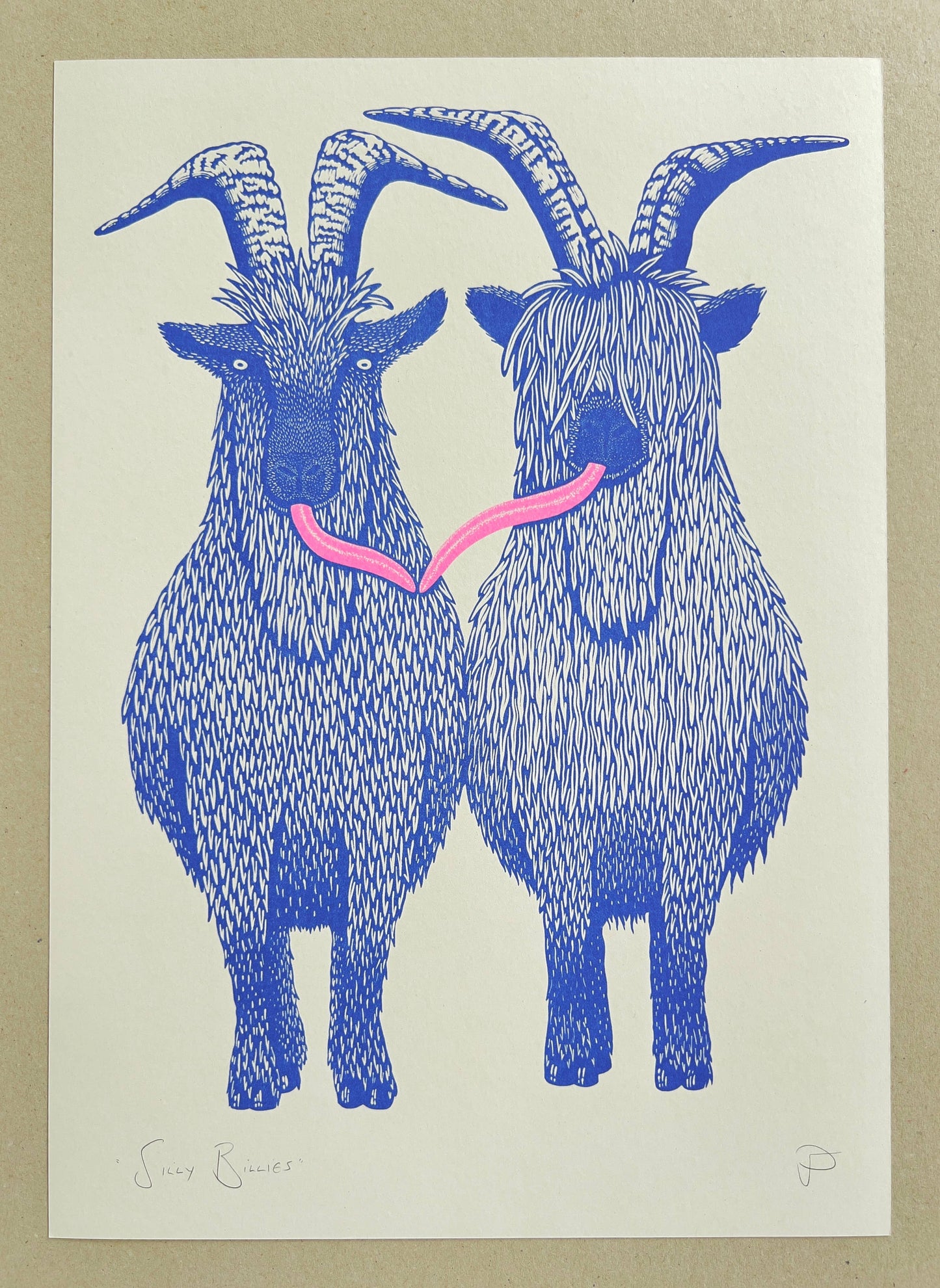 Silly Billies - A3 Size Print - by Strangford