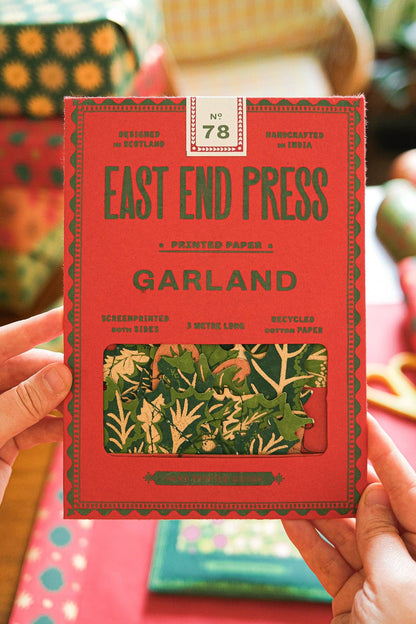 East End Press - UK/EU: Holly and Ivy Sewn Garland