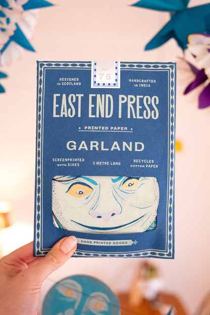 Man on the Moon Sewn Garland - by East End Press