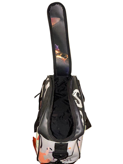 Check Upcycled Travel Bag- by NUKAK