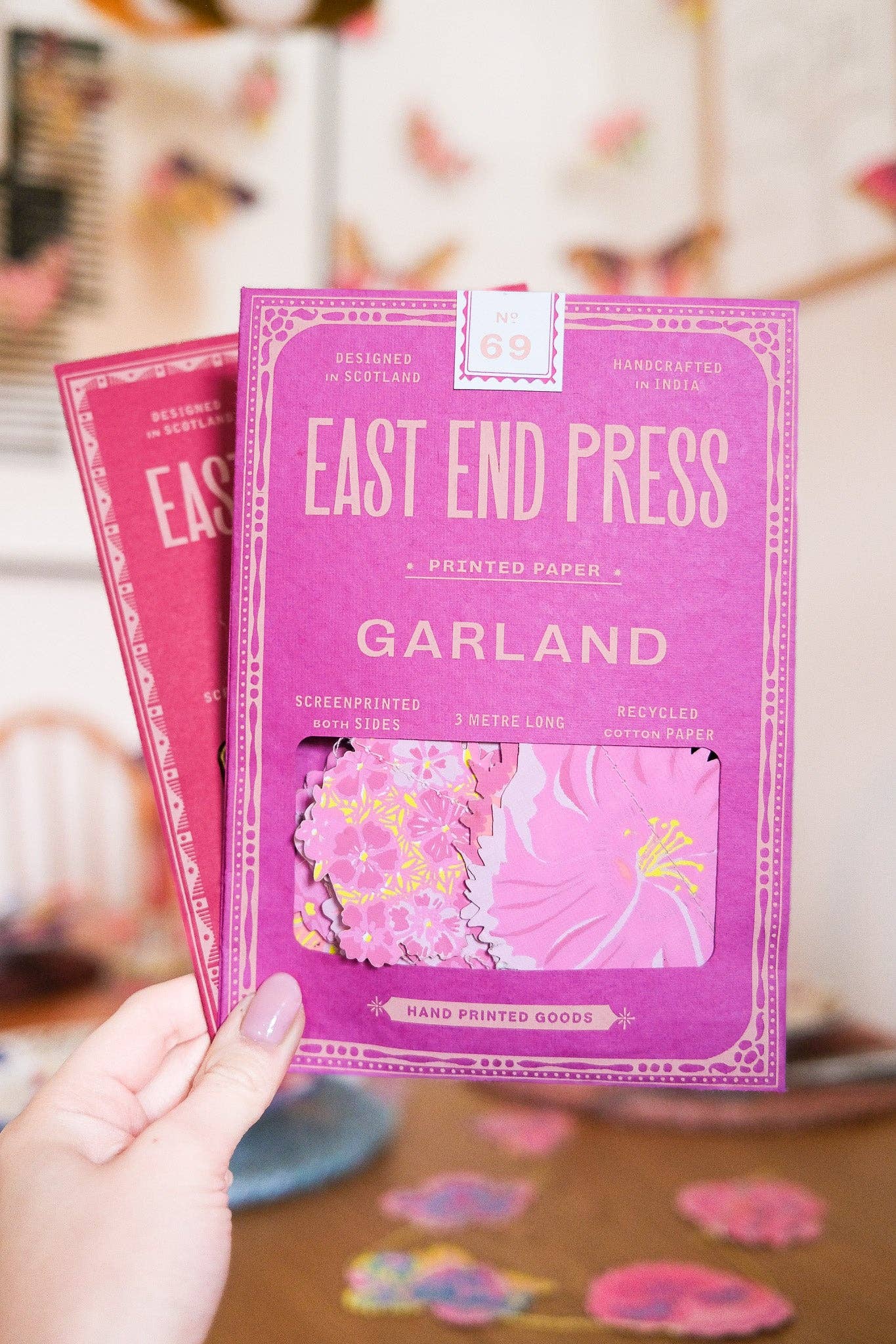 Spring Garden Sewn Garland - by East End Press