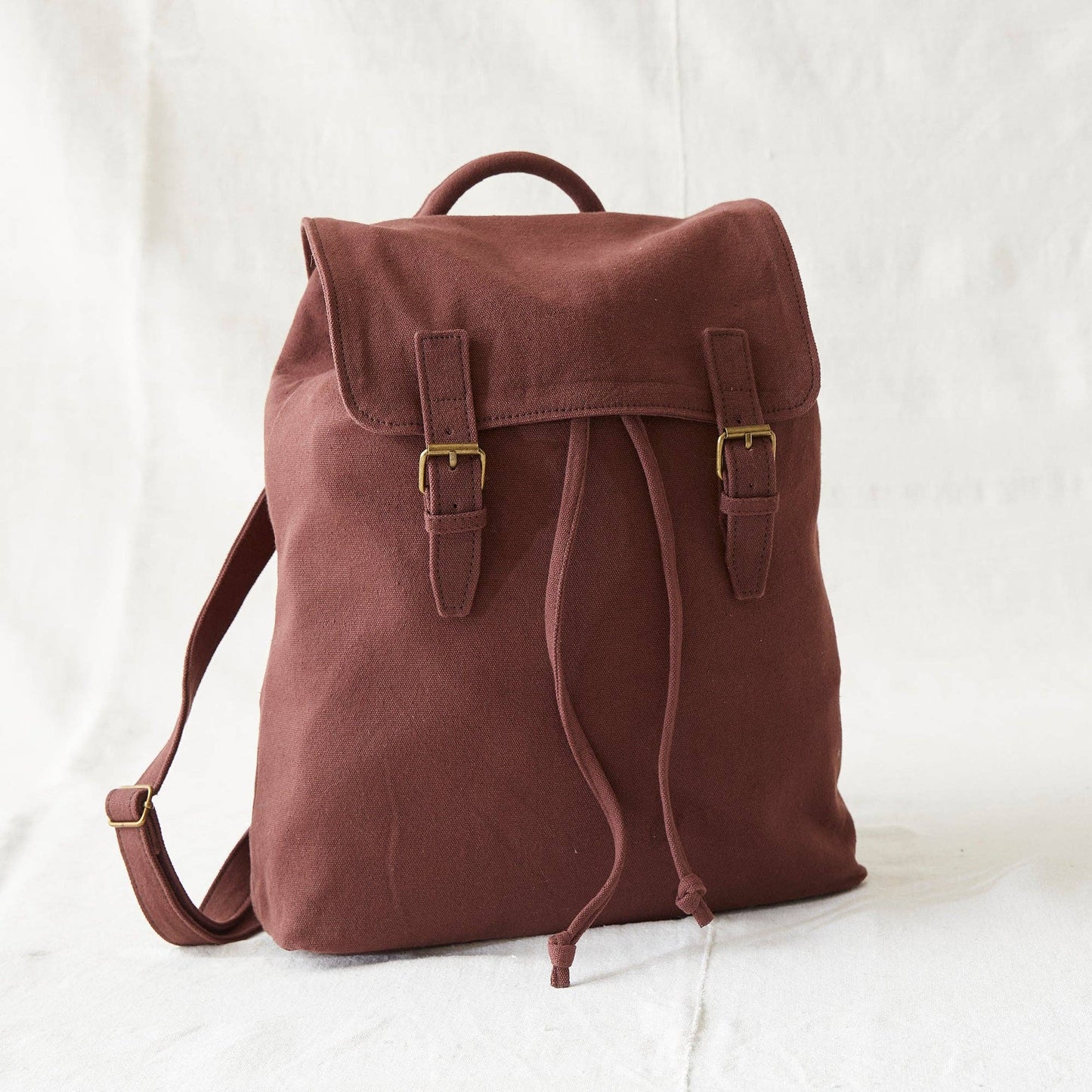 AURA QUE - LAKSHYA Unisex Vegan Canvas Backpack