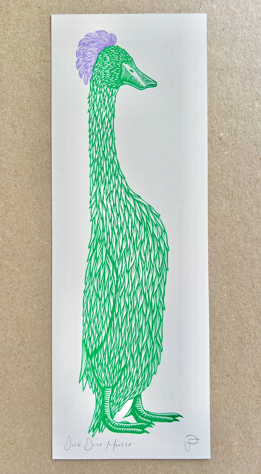 Duck Duck Mousse - Print - by Strangford