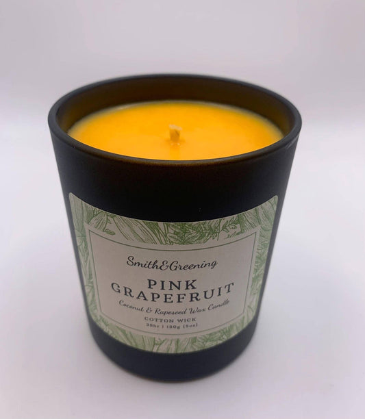 Pink Grapefruit Aromatherapy Candle: Medium - by Smith & Greening