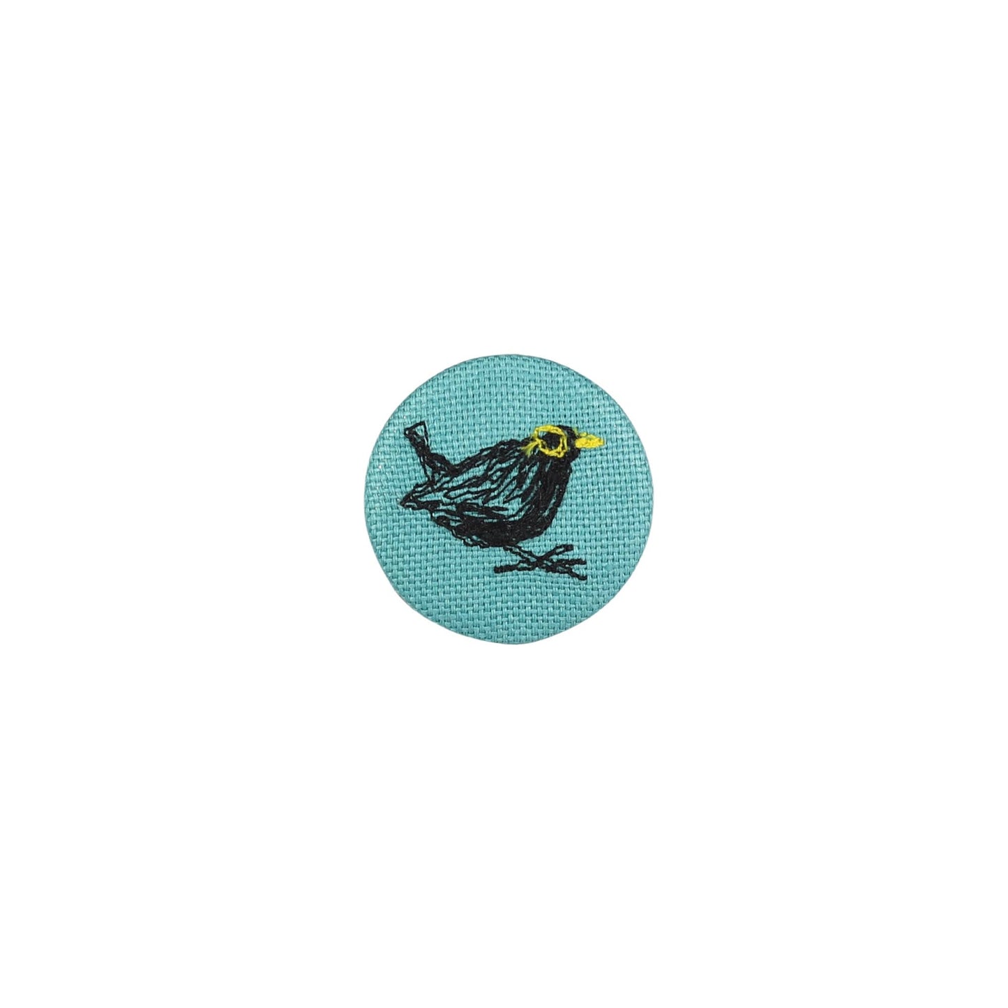 Blackbird - pretty brooch - by Poppy Treffry